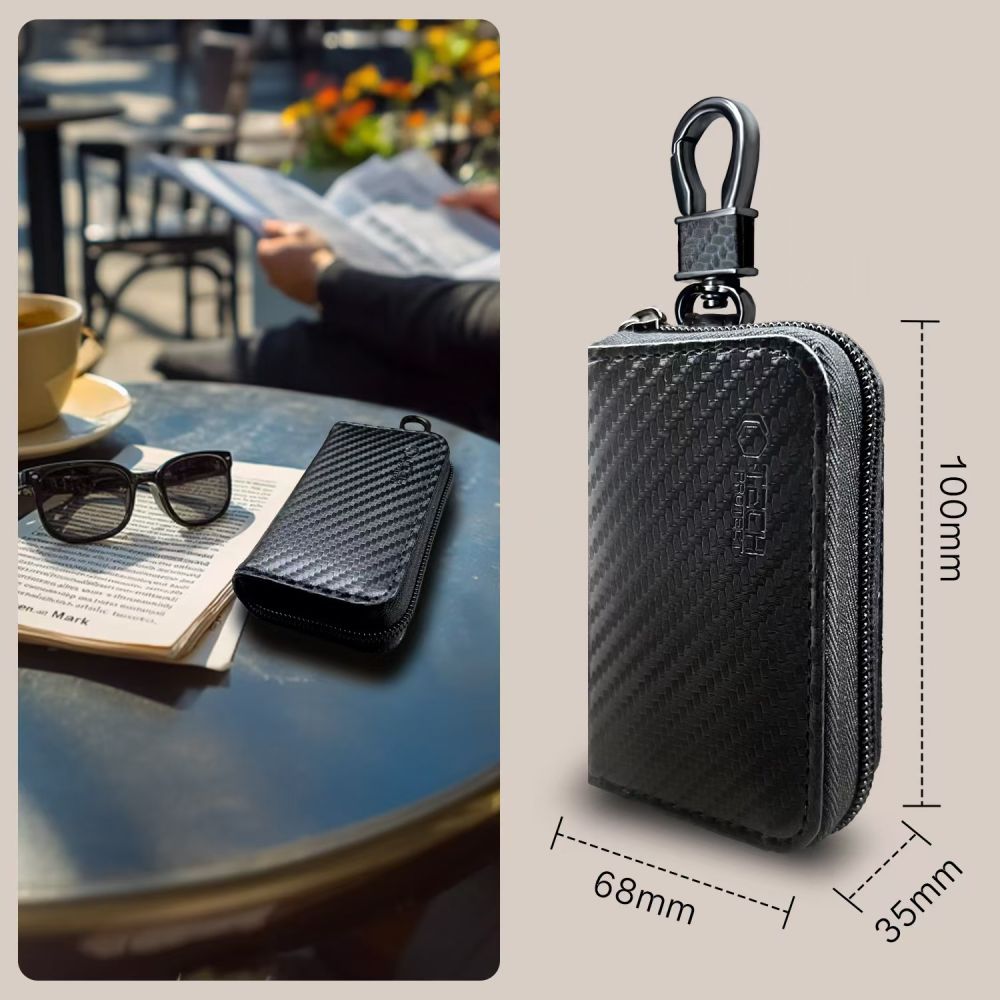 ETUI ANTI-RFID KLR300 FARADAYA TECH-PROTECT SANS CLÉ EN CARBONE