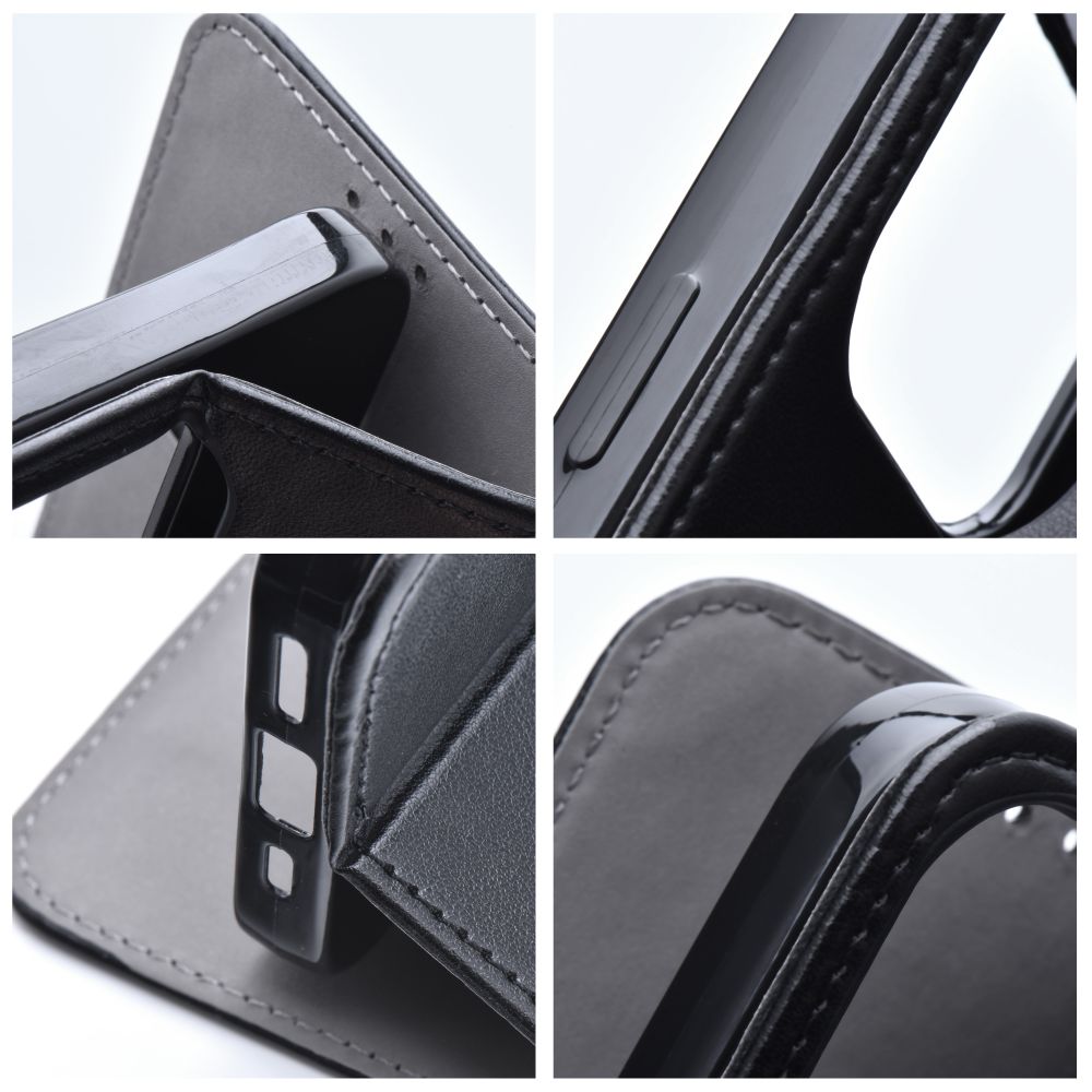 COUVERTURE DE LIVRE POUR HUAWEI NOVA 12i HEYCASE MAGNETO WALLET NOIRE