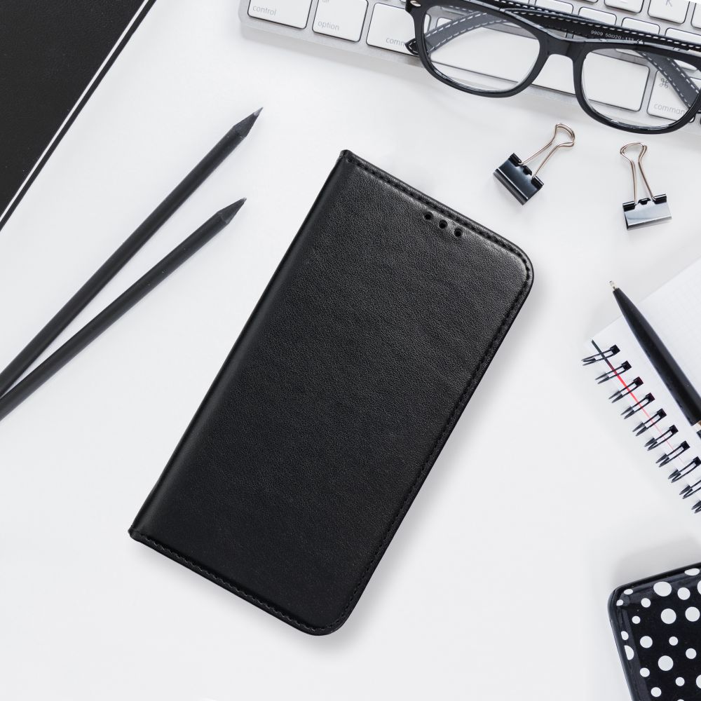 COUVERTURE DE LIVRE POUR HUAWEI NOVA 12i HEYCASE MAGNETO WALLET NOIRE