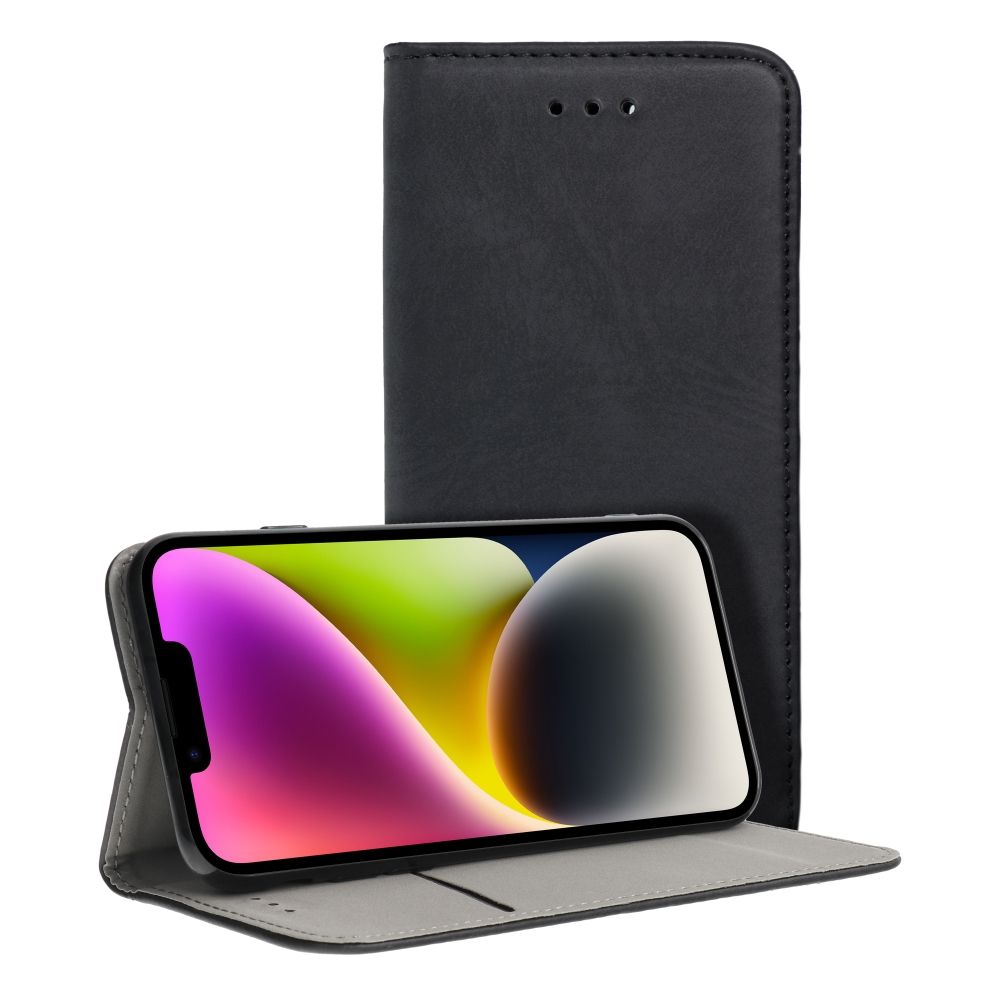 COUVERTURE DE LIVRE POUR HUAWEI NOVA 12i HEYCASE MAGNETO WALLET NOIRE