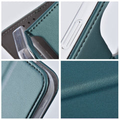 COUVERTURE DE LIVRE POUR HUAWEI NOVA 12i HEYCASE MAGNETO WALLET VERT ÉMERAUDE