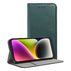 COUVERTURE DE LIVRE POUR HUAWEI NOVA 12i HEYCASE MAGNETO WALLET VERT ÉMERAUDE