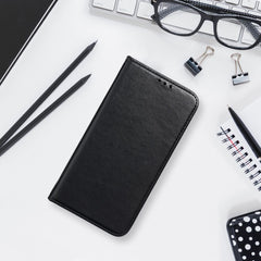COUVERTURE DE LIVRE POUR XIAOMI REDMI 10C HEYCASE MAGNETO WALLET NOIRE