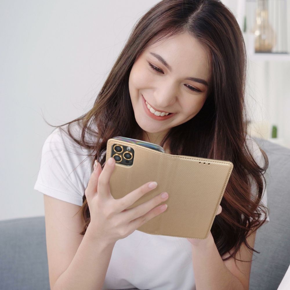 COUVERTURE DE LIVRE POUR OPPO A60 HEYCASE MAGNETO WALLET OR