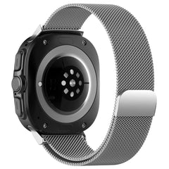 BRACELET EN METAL POUR SAMSUNG GALAXY WATCH ULTRA (47 MM) HEYBAND MILANESE ARGENT