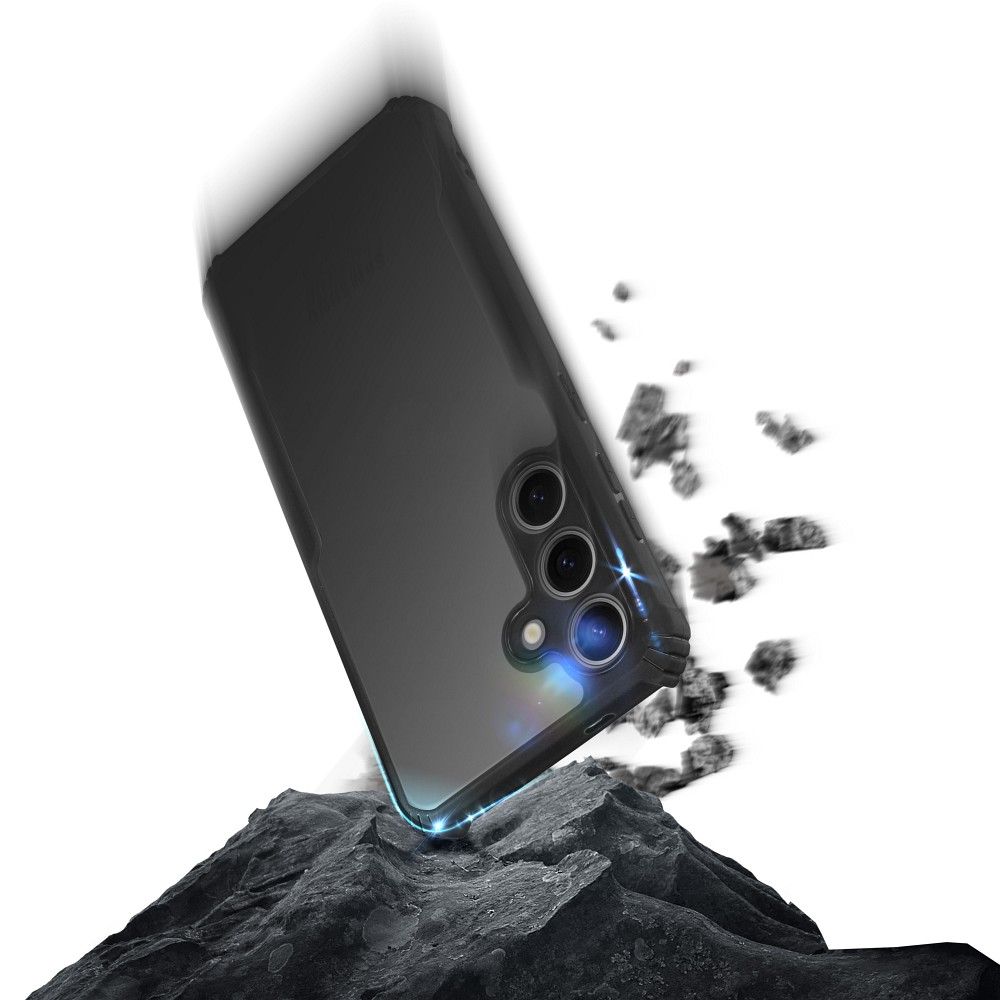 COUVERTURE RÉSISTANTE POUR MOTOROLA MOTO EDGE 40 NEO HEYCASE ANTI-CHUTE NOIRE