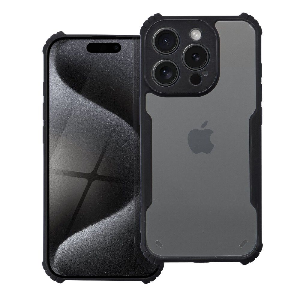 COUVERTURE RÉSISTANTE POUR MOTOROLA MOTO EDGE 40 NEO HEYCASE ANTI-CHUTE NOIRE