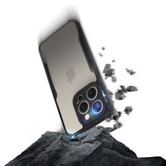 COUVERTURE RÉSISTANTE POUR MOTOROLA MOTO G54 HEYCASE ANTI-CHUTE NOIRE