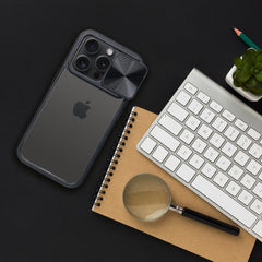 COQUE POUR IPHONE 15 PRO HEYCASE CAMSHIELD NOIRE