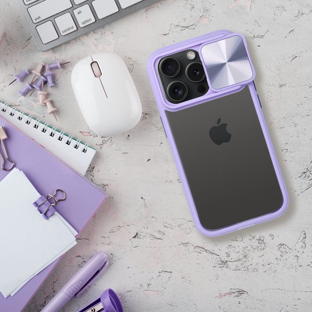 COQUE POUR SAMSUNG GALAXY A54 5G HEYCASE CAMSHIELD VIOLETTE