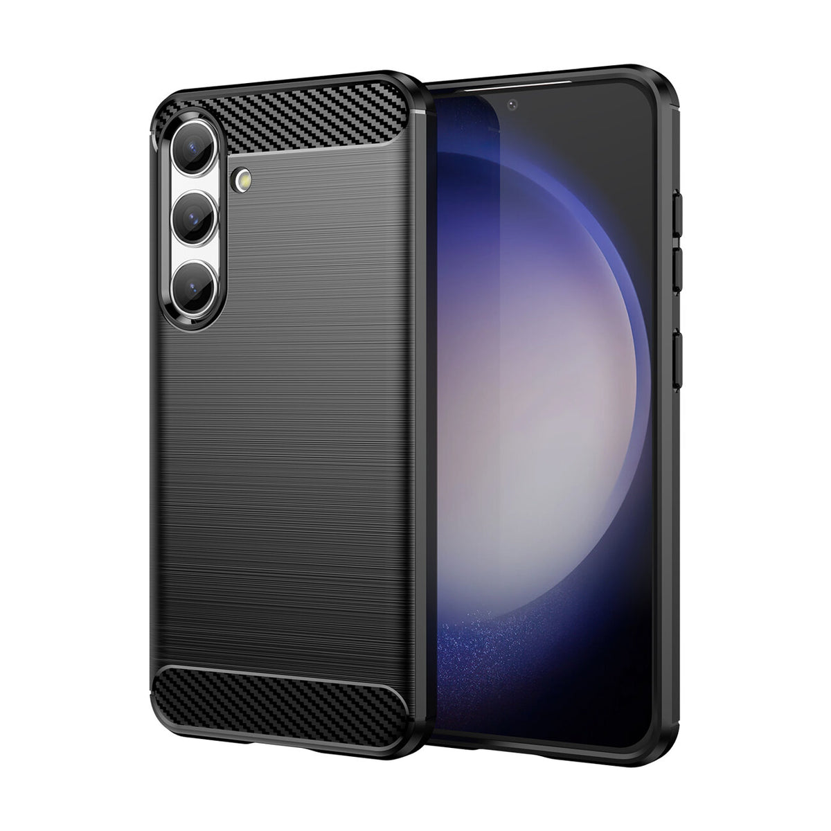 COQUE POUR SAMSUNG GALAXY S24 HEYCASE CARBON ARMOR NOIR
