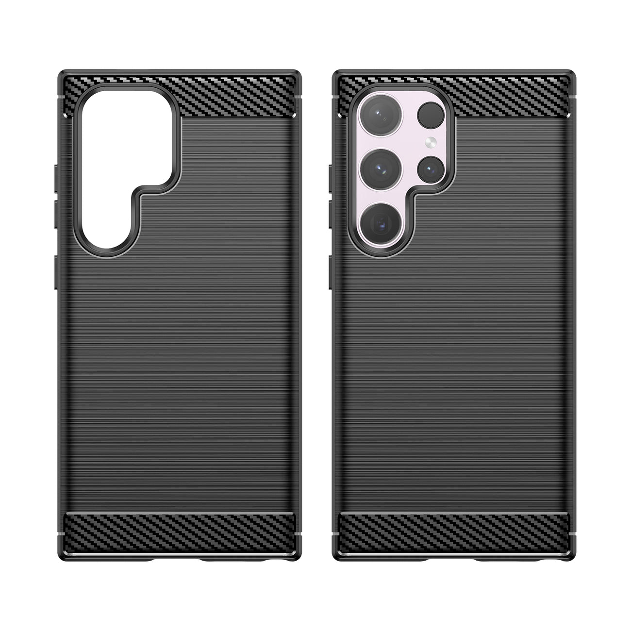 COQUE POUR SAMSUNG GALAXY S24 ULTRA HEYCASE CARBON ARMOR NOIR