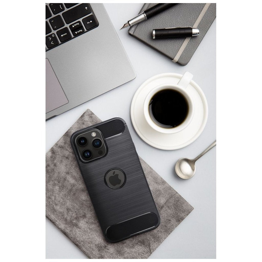 COUVERCLE POUR MOTOROLA MOTO G54 5G HEYCASE CARBON NOIR