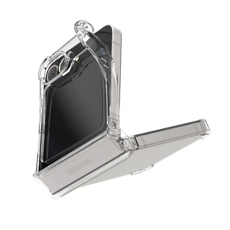 COQUE POUR SAMSUNG GALAXY Z FLIP 6 HEYCASE DEFENDER TRANSPARENT