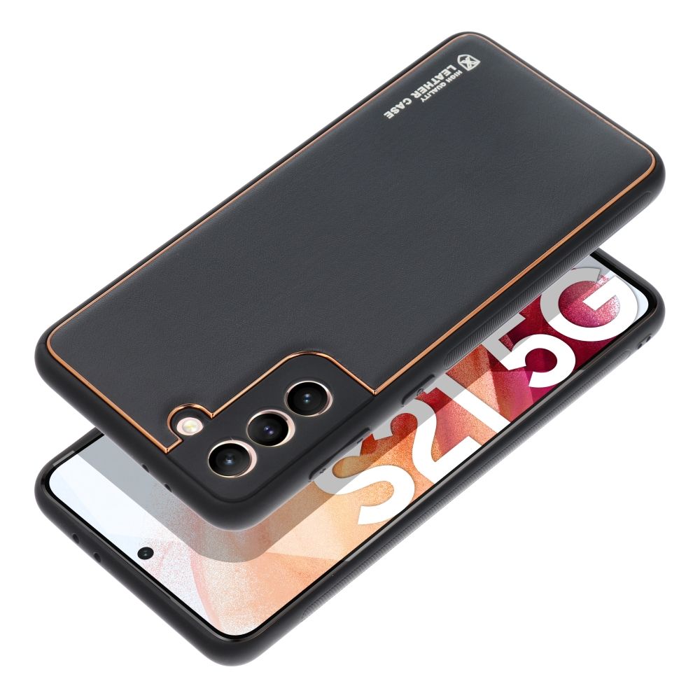 COUVERCLE EN CUIR POUR SAMSUNG GALAXY A25 5G HEYCASE NOIR