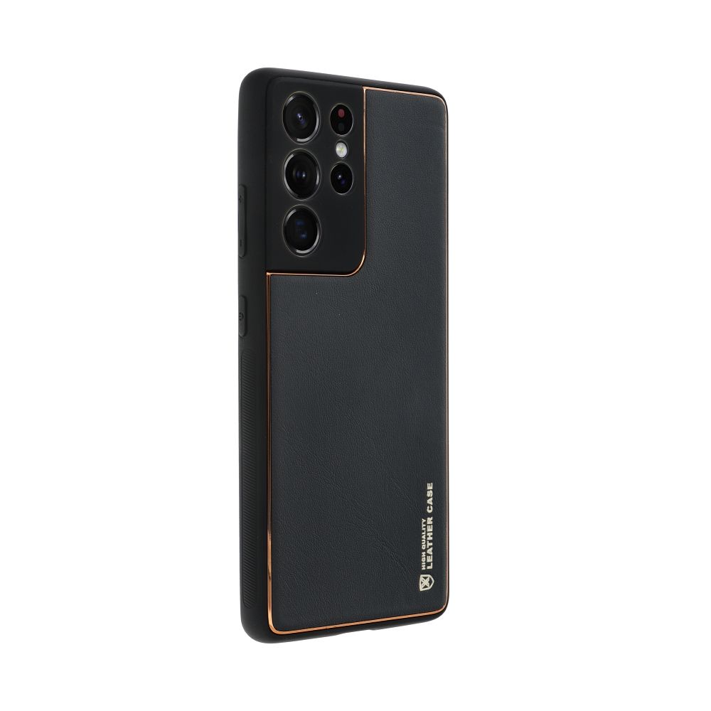 COUVERCLE EN CUIR POUR SAMSUNG GALAXY A25 5G HEYCASE NOIR