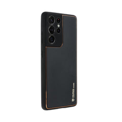 COUVERCLE EN CUIR POUR SAMSUNG GALAXY A25 5G HEYCASE NOIR