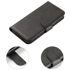 COUVERTURE DE LIVRE POUR XIAOMI 14 PRO HEYCASE MAGNETIQUE PORTEFEUILLE NOIR