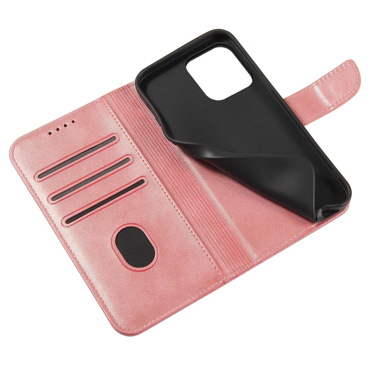 COUVERTURE DE LIVRE POUR SAMSUNG GALAXY S24 HEYCASE MAGNET WALLET ROSE