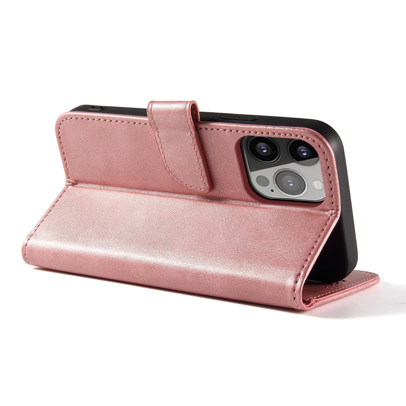 COUVERTURE DE LIVRE POUR SAMSUNG GALAXY S24+ PLUS HEYCASE MAGNET WALLET ROSE