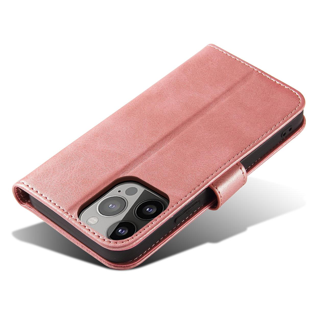 COUVERTURE DE LIVRE POUR SAMSUNG GALAXY S24+ PLUS HEYCASE MAGNET WALLET ROSE