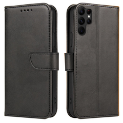 COUVERTURE DE LIVRE POUR SAMSUNG GALAXY S24 ULTRA HEYCASE MAGNET WALLET NOIRE