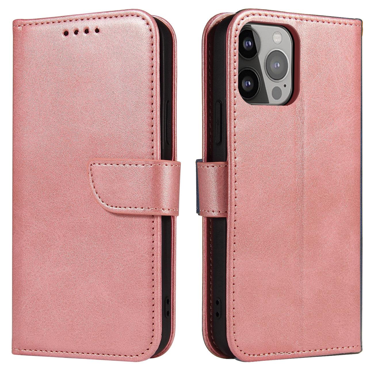 COUVERTURE DE LIVRE POUR SAMSUNG GALAXY S24 ULTRA HEYCASE MAGNET PORTEFEUILLE ROSE