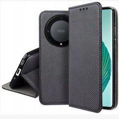 COUVERTURE DE LIVRE POUR HONOR MAGIC 6 LITE / HONOR X50 5G HEYCASE MAGNETO NOIR