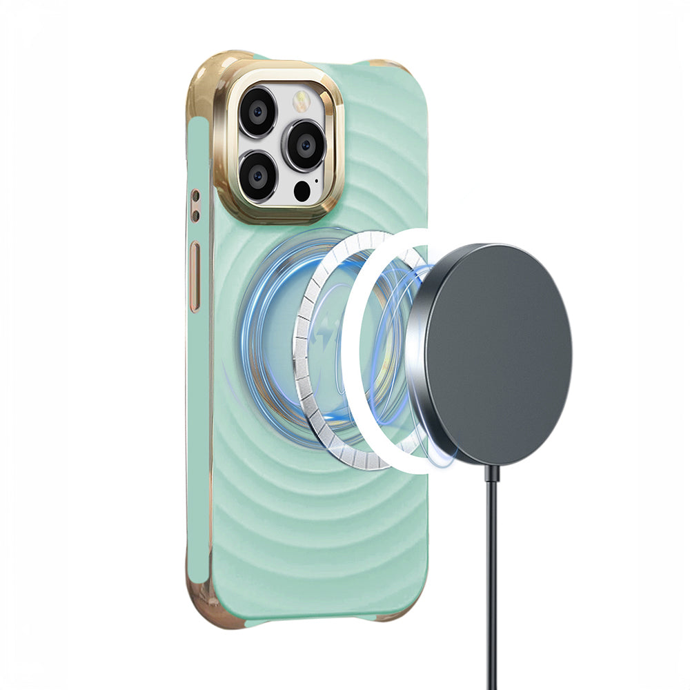 COQUE POUR IPHONE 13 / 14 MAGSAFE HEYCASE GLAM MINT