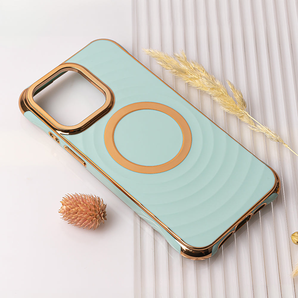 COQUE POUR IPHONE 13 / 14 MAGSAFE HEYCASE GLAM MINT