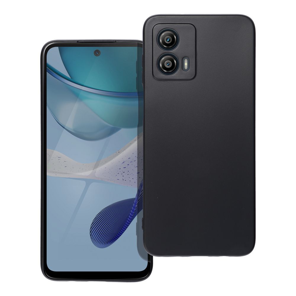 COUVERCLE POUR MOTOROLA G53 HEYCASE NOIR MAT