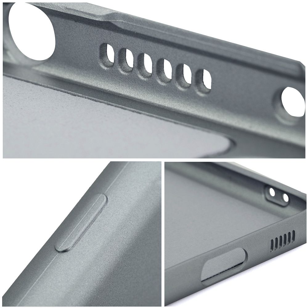 COUVERCLE POUR SAMSUNG GALAXY A15 HEYCASE GRIS MÉTALLIQUE