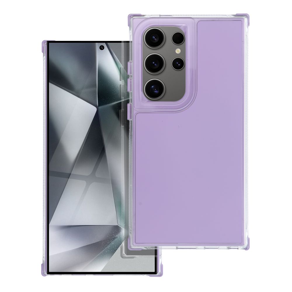 COUVERCLE POUR SAMSUNG GALAXY A55 5G HEYCASE RAINBOW LIGHT VIOLET