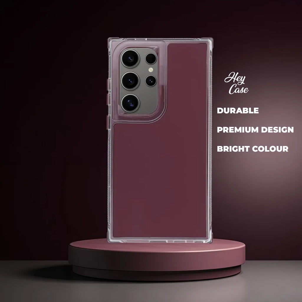 COUVERCLE POUR SAMSUNG GALAXY A55 5G HEYCASE ARC-EN-CIEL VIOLET