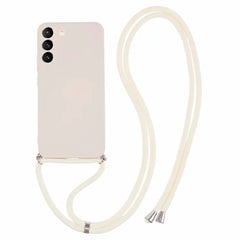 COUVERTURE HEYCASE EN SILICONE CHAÎNE GALAXY S23 FE BEIGE