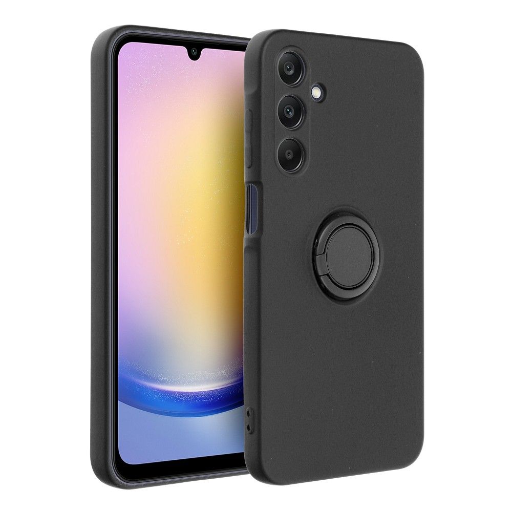 COQUE POUR SAMSUNG GALAXY A25 5G HEYCASE EN SILICONE ROND NOIR