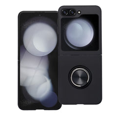 COQUE POUR SAMSUNG Z Z FLIP 5 HEYCASE EN SILICONE RING NOIR