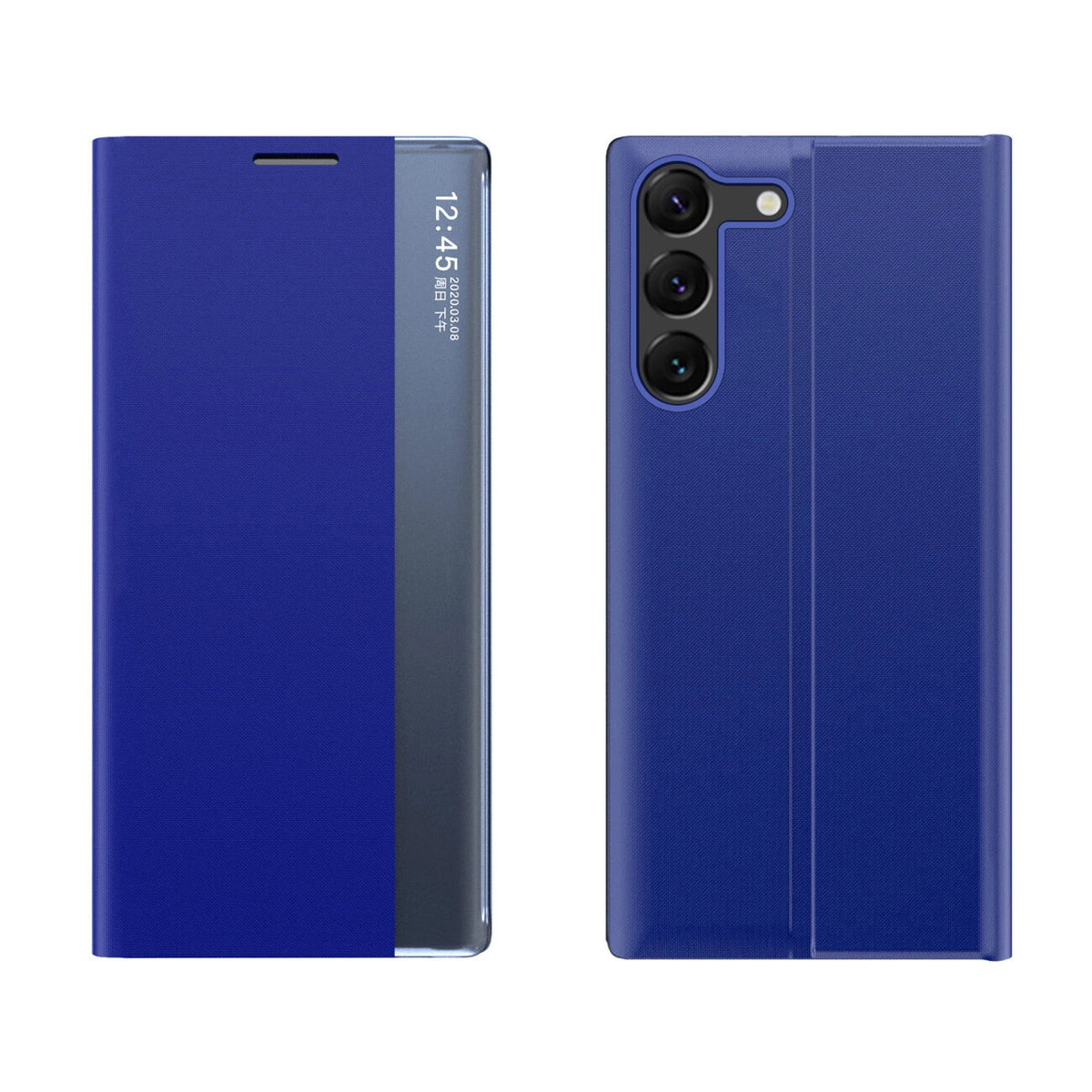 COUVERTURE DE LIVRE POUR XIAOMI POCO C65/REDMI 13C HEYCASE SLEEP VIEW BLEU