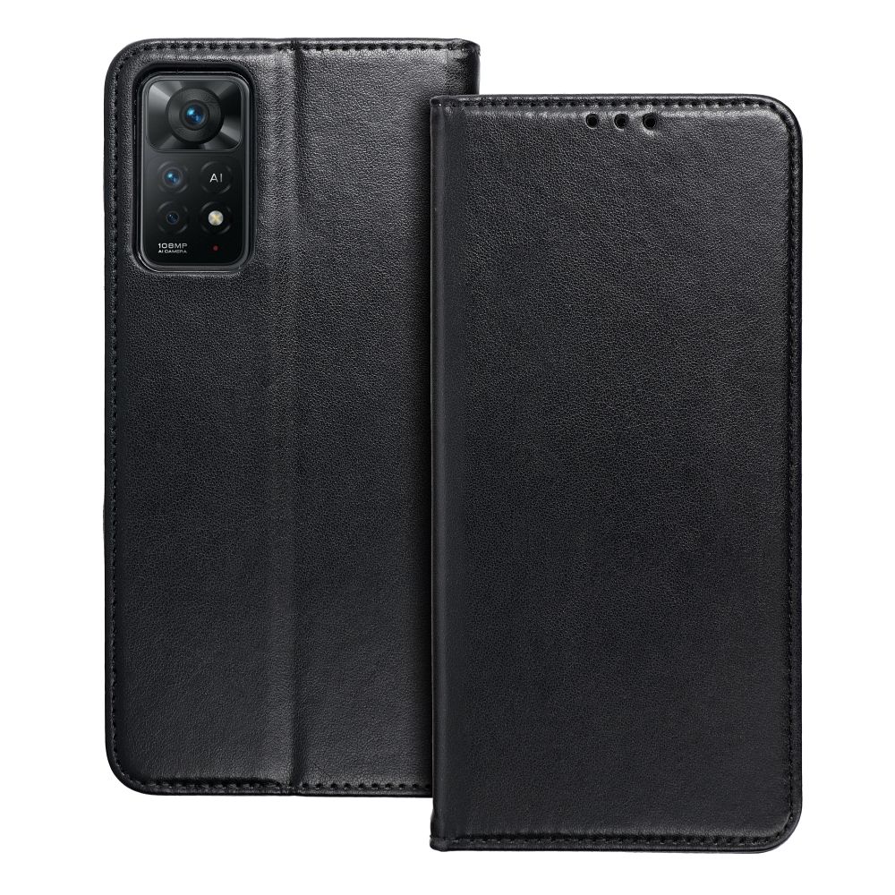 COUVERTURE DE LIVRE POUR REALME C67 HEYCASE SMART MAGNETO BOOK NOIR