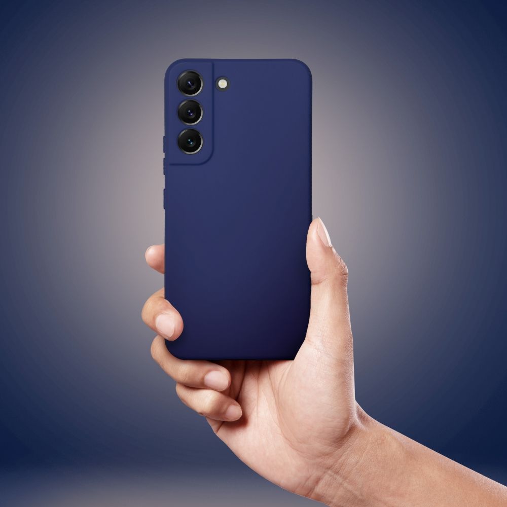 COUVERCLE POUR SAMSUNG GALAXY A25 5G HEYCASE SOUPLE BLEU FONCÉ
