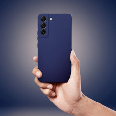 COUVERCLE POUR SAMSUNG GALAXY A25 5G HEYCASE SOUPLE BLEU FONCÉ