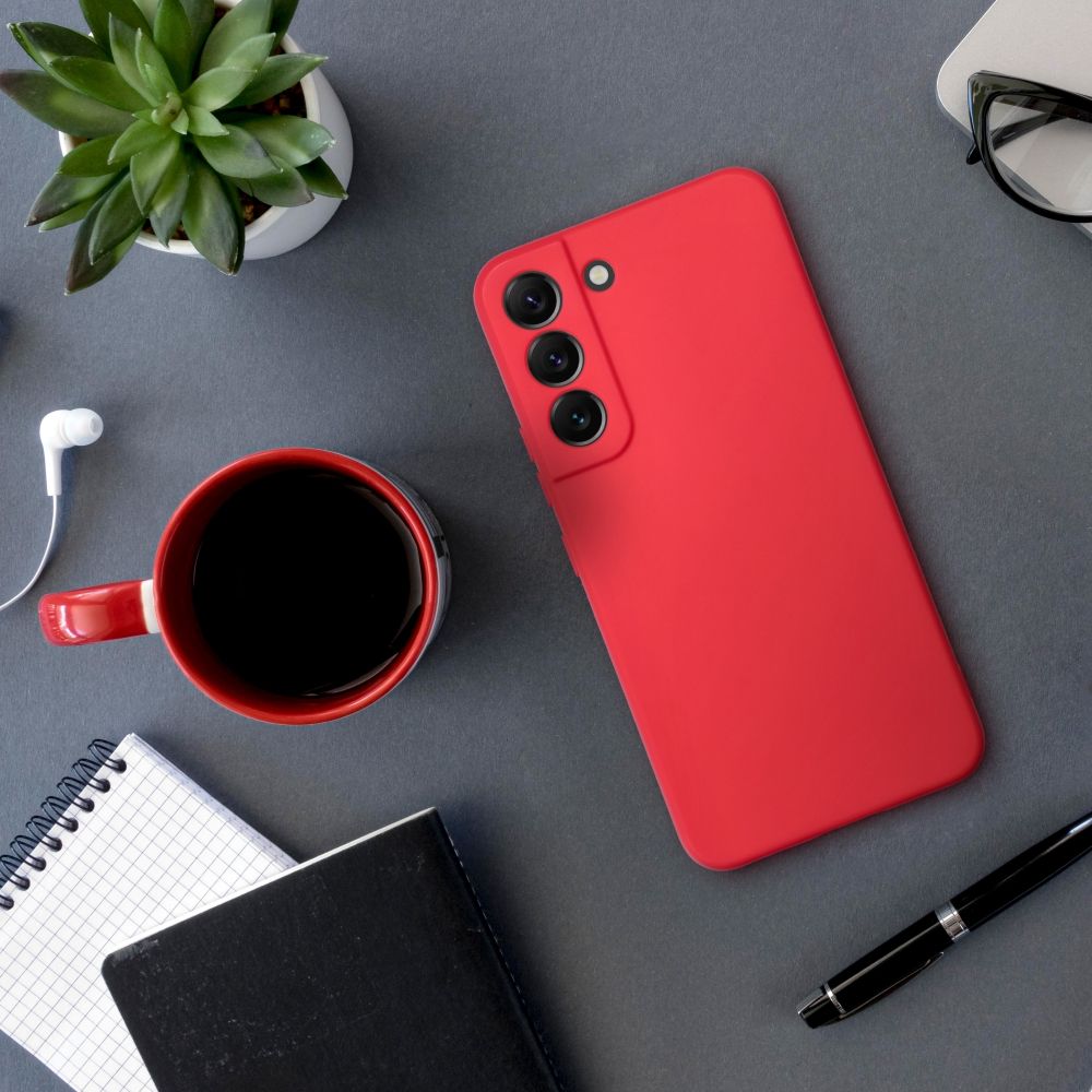 COUVERCLE POUR SAMSUNG GALAXY A35 5G HEYCASE SOUPLE ROUGE