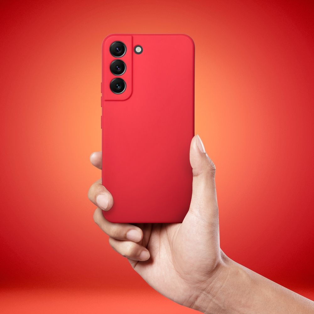 COUVERCLE POUR SAMSUNG GALAXY A35 5G HEYCASE SOUPLE ROUGE