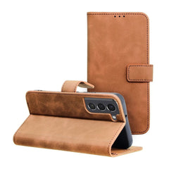 COUVERTURE DE LIVRE POUR SAMSUNG GALAXY A55 5G HEYCASE TENDER WALLET MOCA