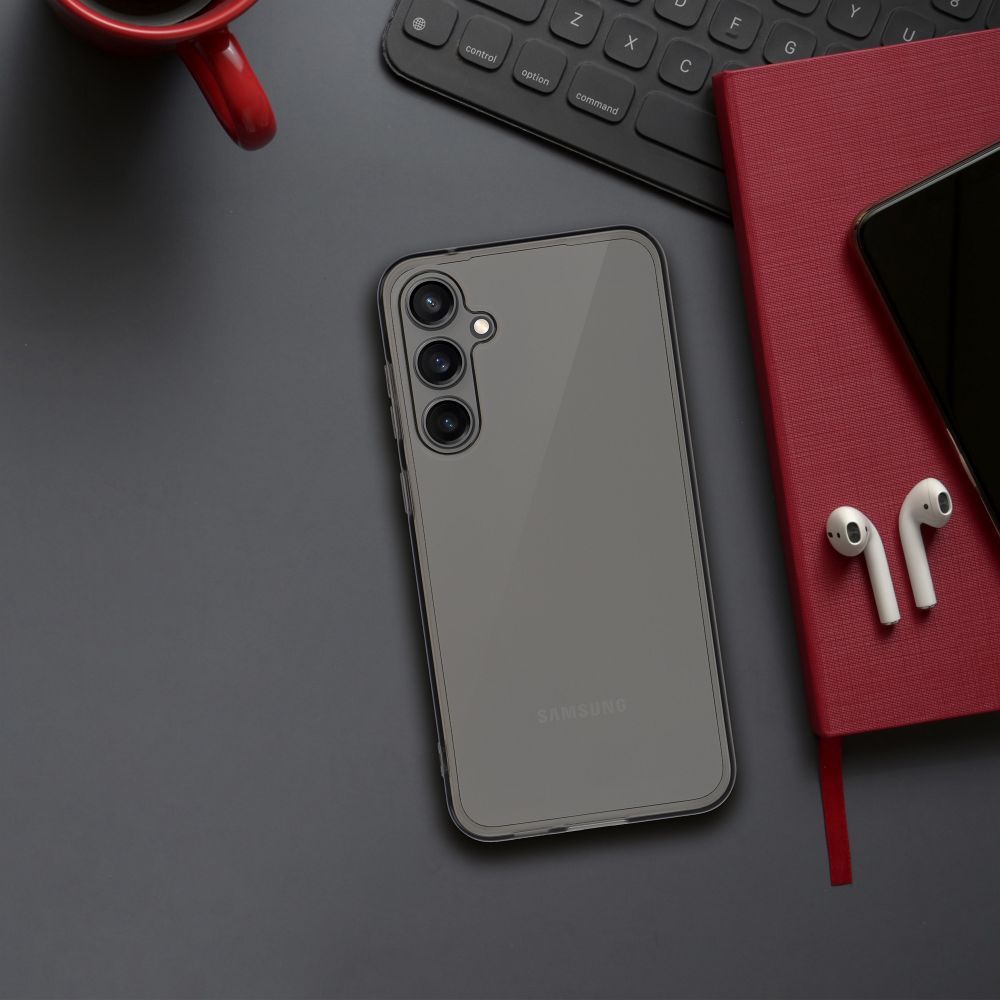 COUVERCLE POUR SAMSUNG GALAXY A05S HEYCASE ULTRA MINCE NOIR MATTE