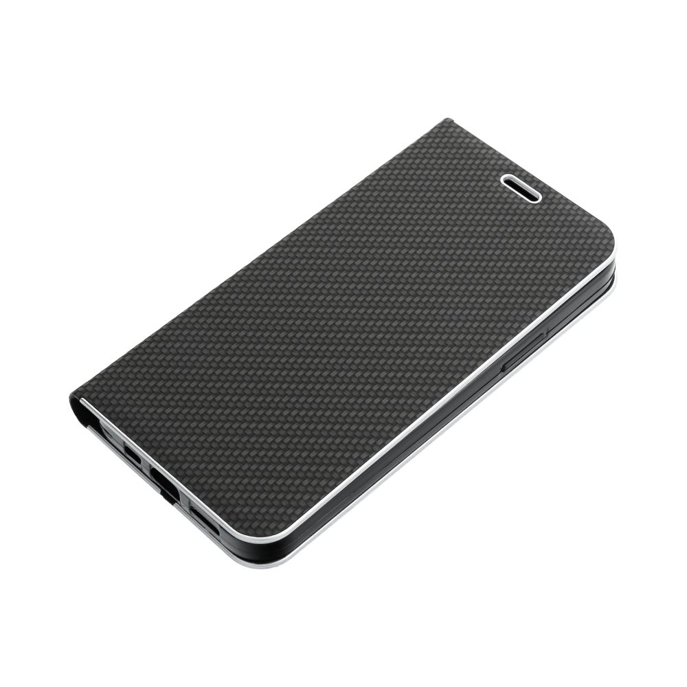COUVERTURE DE LIVRE POUR SAMSUNG A35 5G HEYCASE PORTEFEUILLE CARBONE NOIR