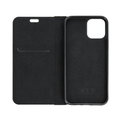 COUVERTURE DE LIVRE POUR SAMSUNG A35 5G HEYCASE PORTEFEUILLE CARBONE NOIR