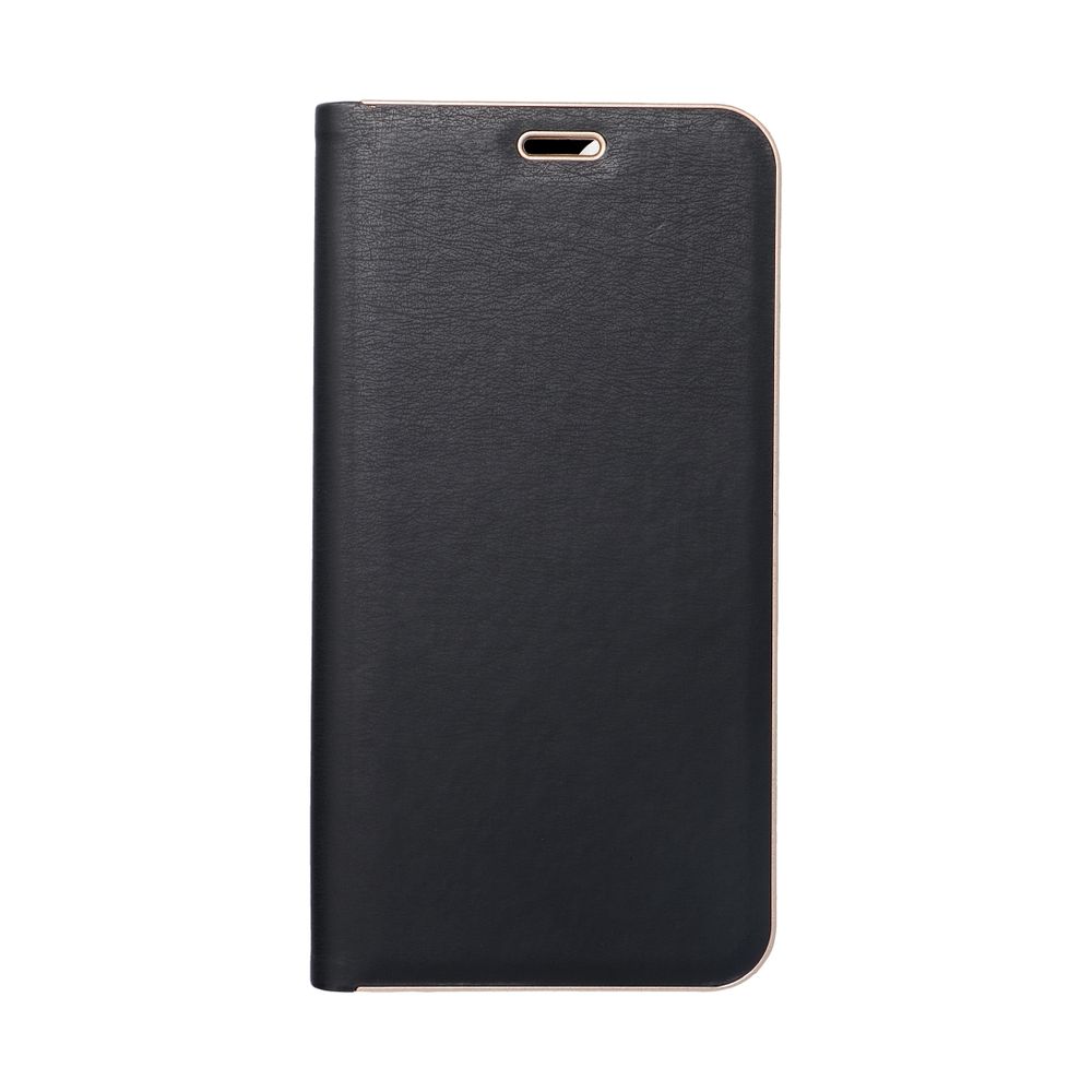COUVERTURE DE LIVRE POUR SAMSUNG A35 5G HEYCASE PORTEFEUILLE CARBONE OR / NOIR
