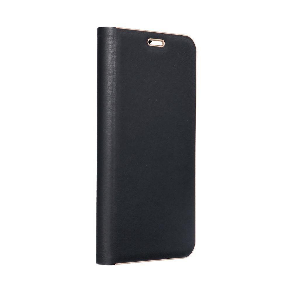 COUVERTURE DE LIVRE POUR SAMSUNG A35 5G HEYCASE PORTEFEUILLE CARBONE OR / NOIR