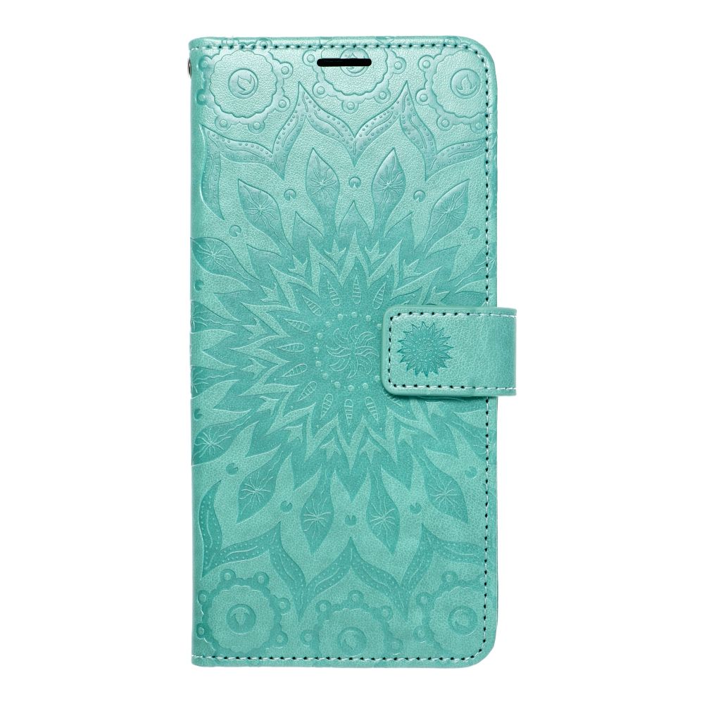 COUVERTURE DE LIVRE HEYCASE WALLET MANDALA SAMSUNG GALAXY A15 5G VERT